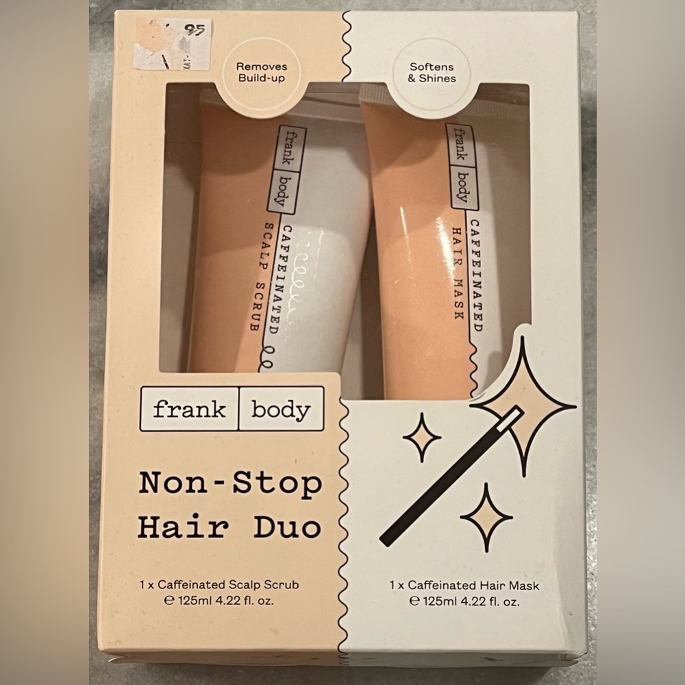 Frank Body Non-Stop Hair Duo Caffeinated Scalp Scrub & Hair Mask